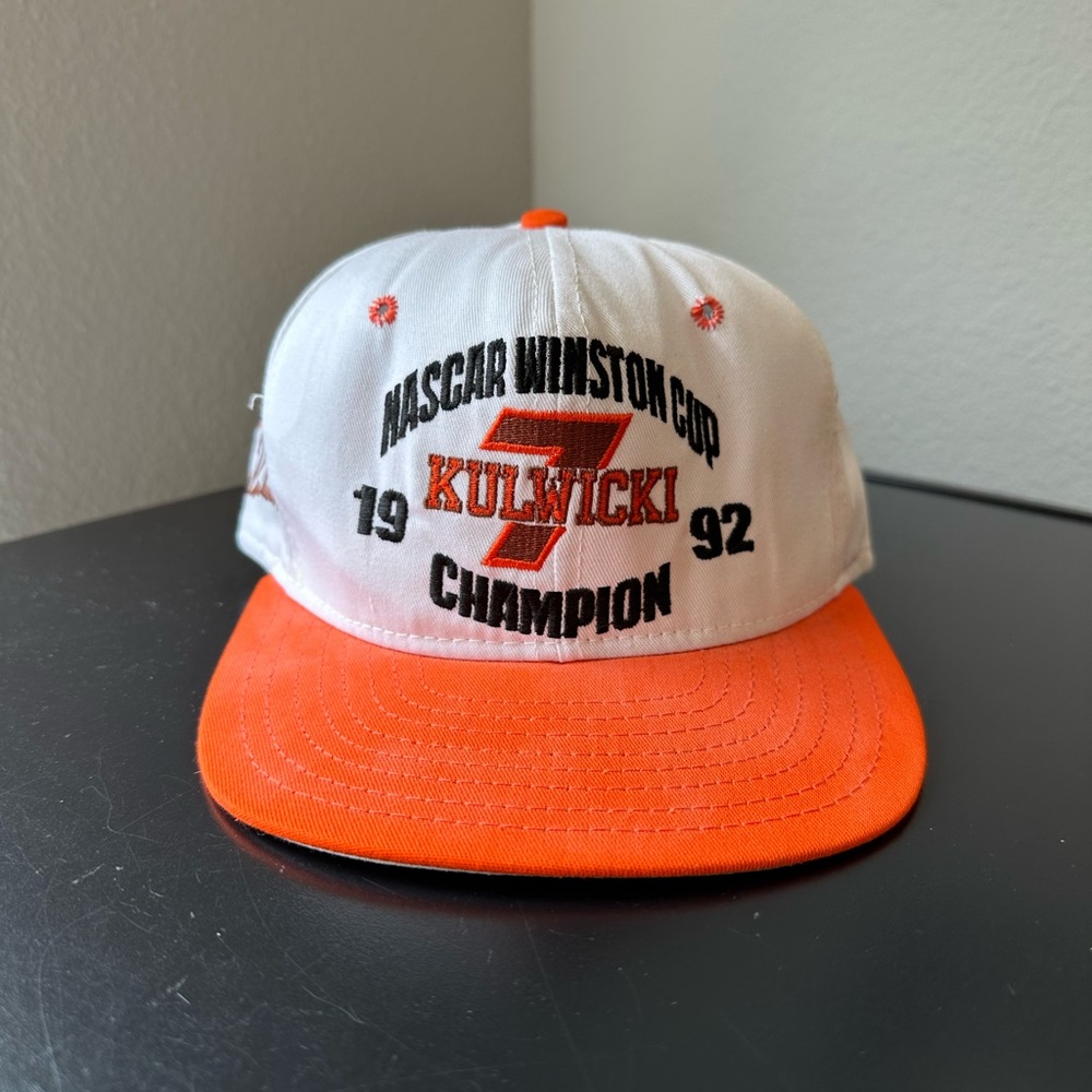 Vintage Alan Kulwicki 1992 NASCAR Winston Cup Champion Hat SnapBack With Tags
